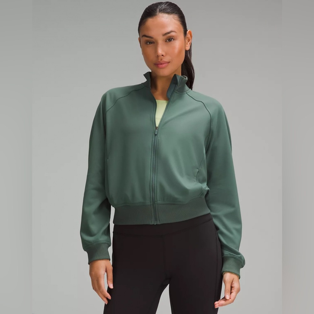 Luluemon Wunder Train Track Jacket - Dark Forest